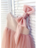 Lurex Tulle Flower Girl Dress Xmas Party Dress